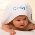 That’s mine personalised white towelling baby cuddlerobe Baby Shower Gifts 4