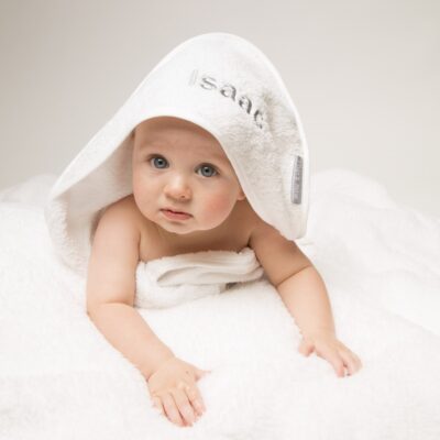 That’s mine personalised white towelling baby cuddlerobe Personalised Hooded Towels