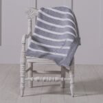 Ziggle personalised stripe cotton knitted baby blanket Blankets 6