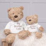Personalised Jellycat bumbly bear small and medium twinning teddies set Baby Shower Gifts 3