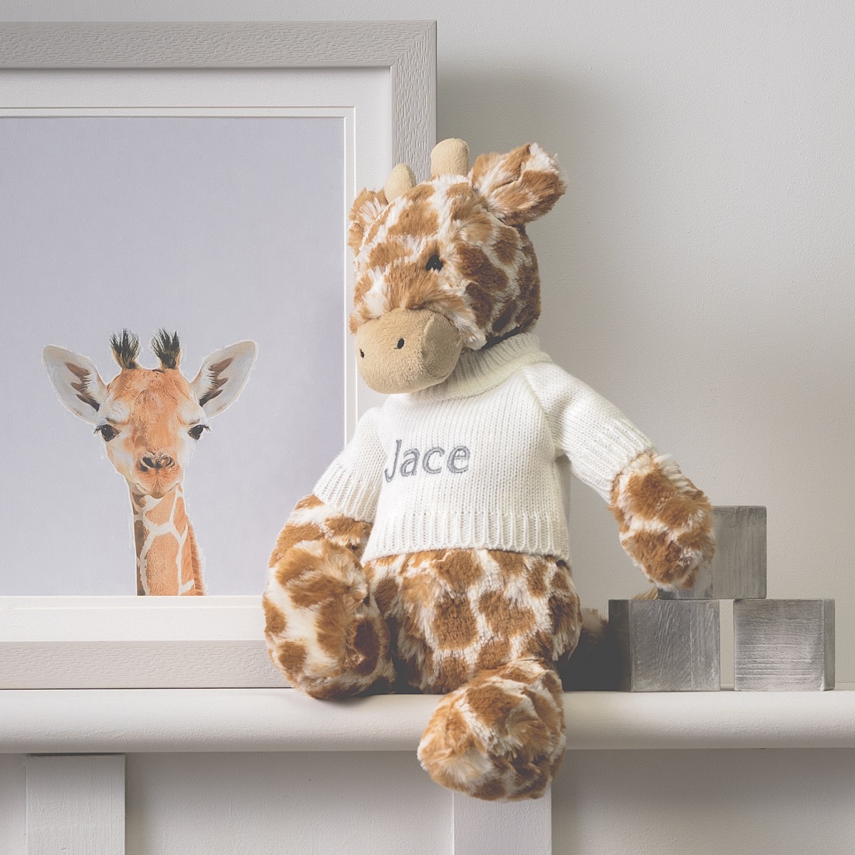 giraffe plus toy personalised