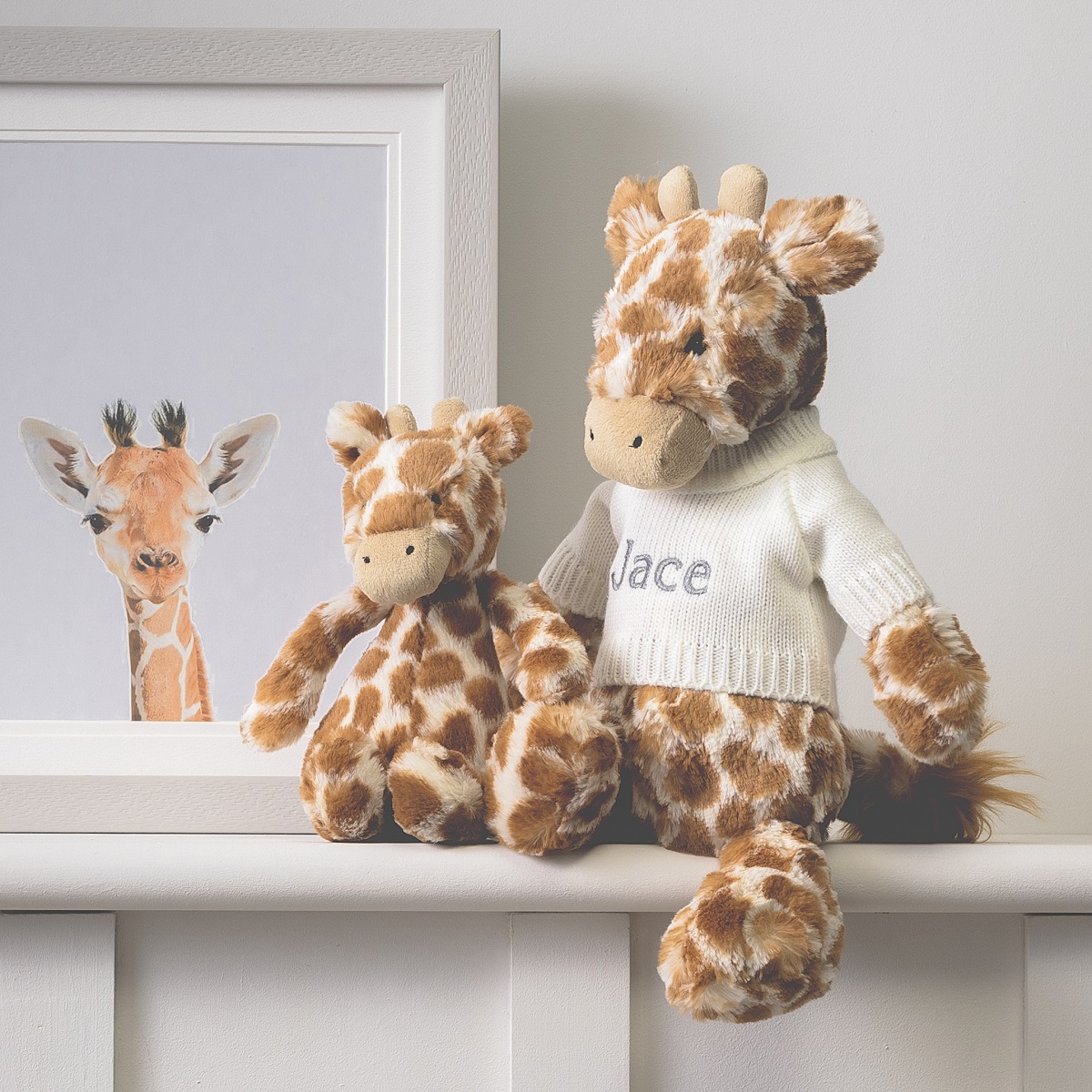 giraffe plush toy personalised