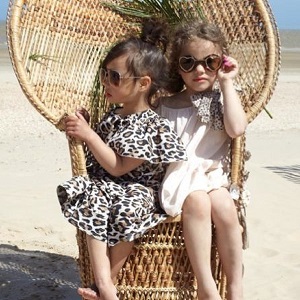 leopard print children's outfit