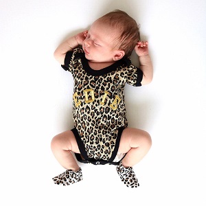 leopard print baby outfit