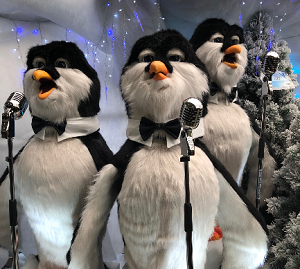 singing christmas penguins