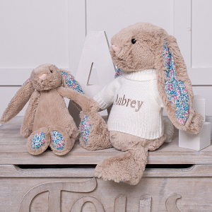 personalised bunny teddy