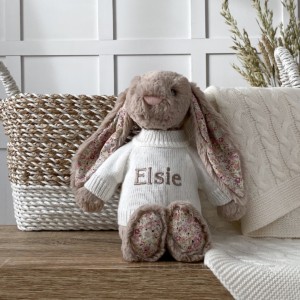 Personalised Jellycat blossom bunny soft toy