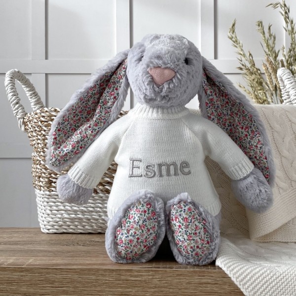 Personalised Jellycat large blossom bunny soft toy