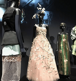 Christian Dior: Designer of Dreams exhibition dresses