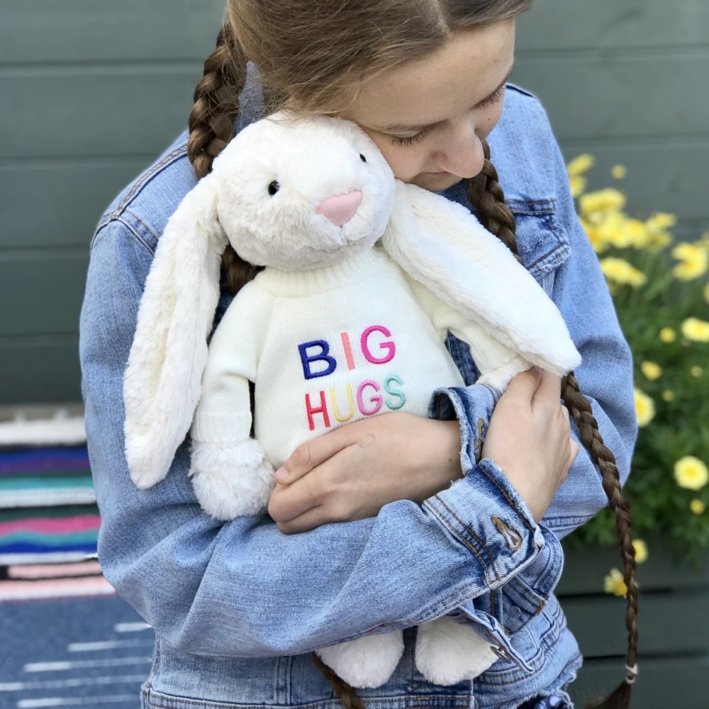 big hugs bunny teddy