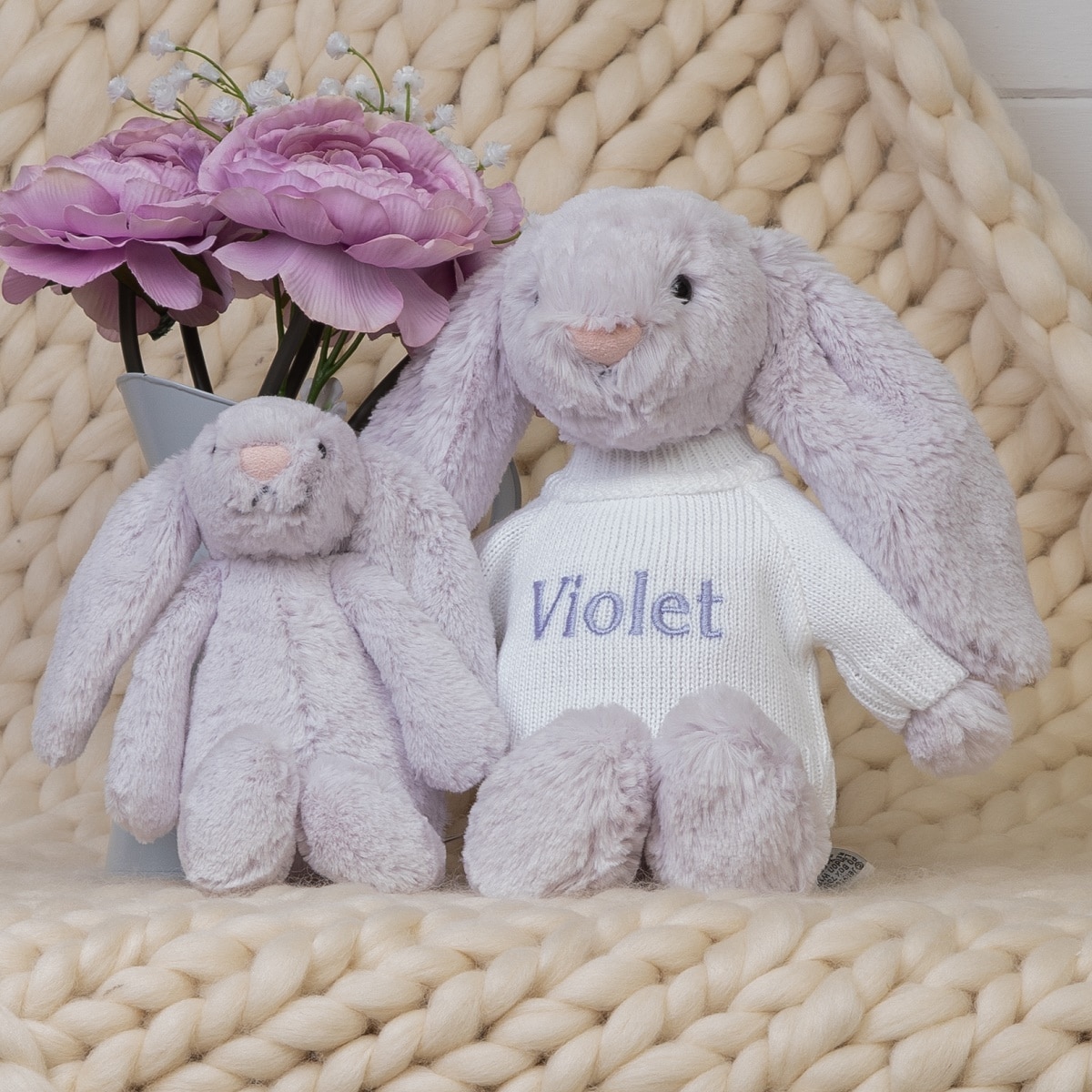 jellycat bunny lilac