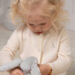 Hollyz personalised monogrammed cashmere baby cardigan Baby Cashmere 3