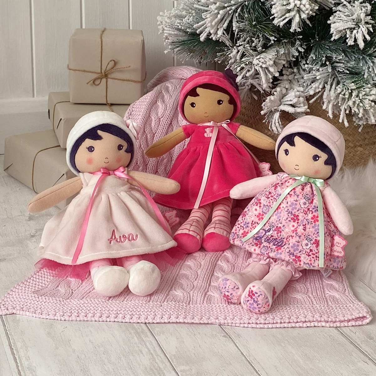 Personalised Kaloo Fleur K my first doll soft toy