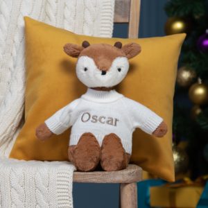 Personalised Jellycat bashful fawn soft toy