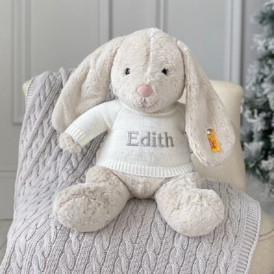 Personalised Steiff hoppie rabbit large soft toy 2