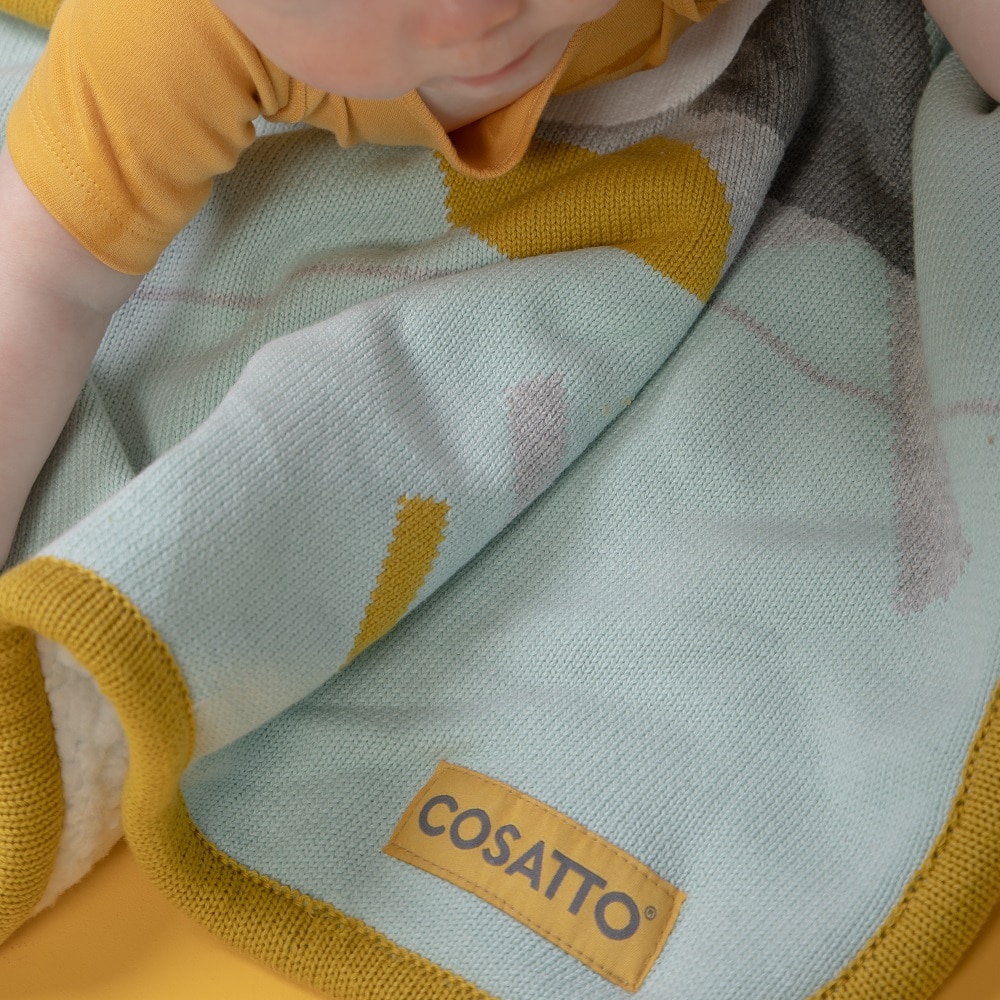 Cosatto personalised bureau sherpa fleece blanket
