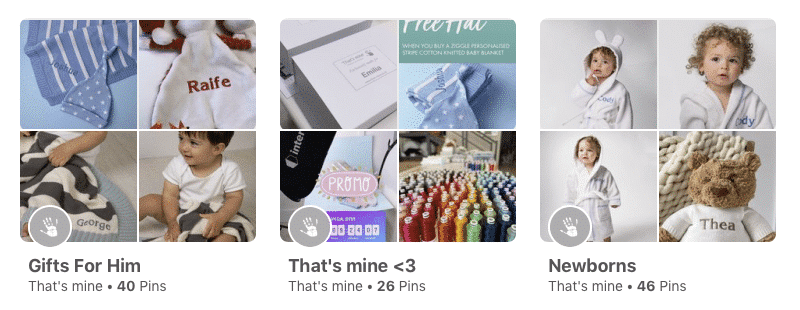 That’s mine Pinterest Boards