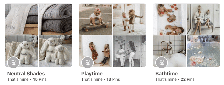 That’s mine Pinterest Boards