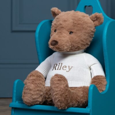 Personalised Jellycat Cocoa bear large teddy soft toy 2