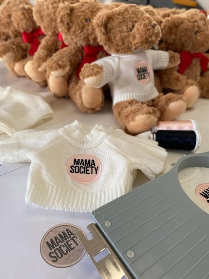 mama society teddy bear and jumper