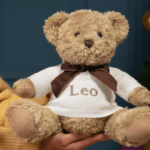 Personalised Keel sherwood large teddy bear soft toy Baby Shower Gifts 4