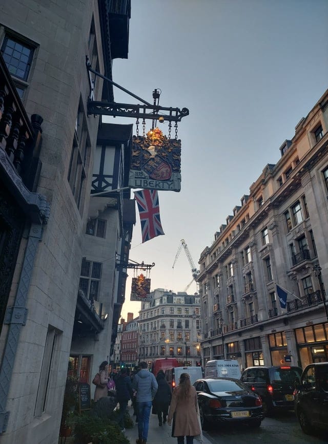 Great Marlborough Street in the West End of London