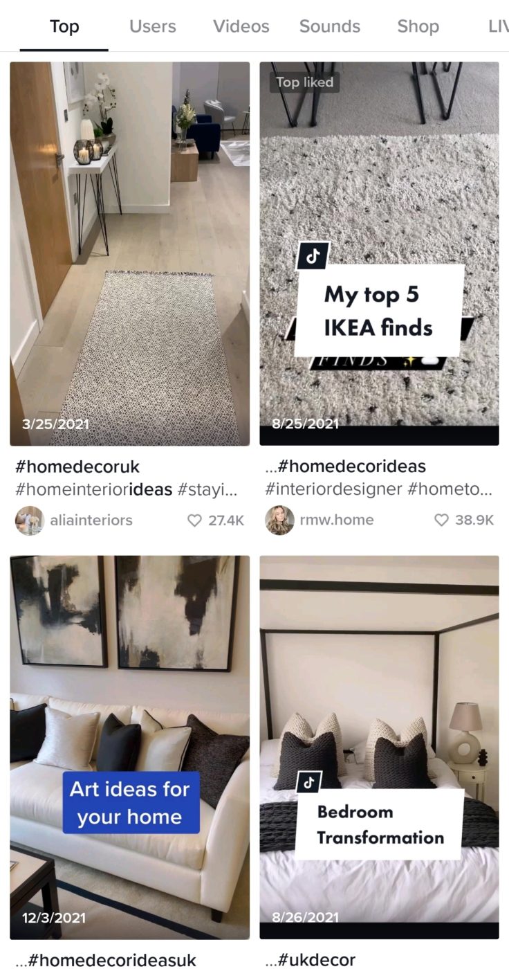 home decor tiktok