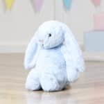 Personalised Jellycat pale blue bashful bunny soft toy Baby Shower Gifts 5