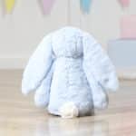 Personalised Jellycat pale blue bashful bunny soft toy Baby Shower Gifts 6