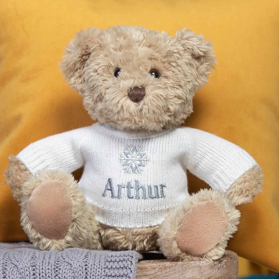 personalised bear jumper