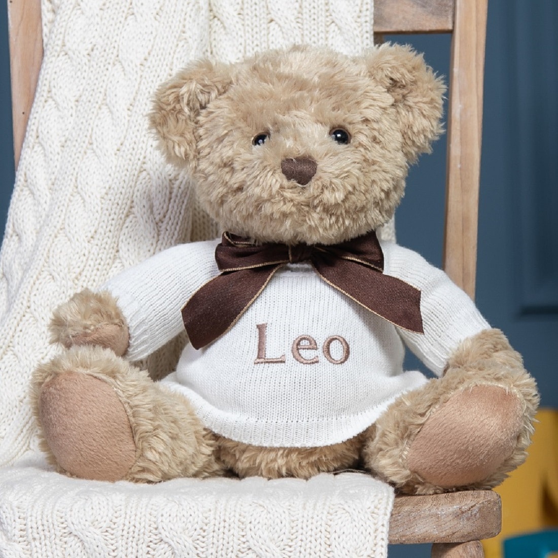 Personalised Keel sherwood large teddy bear soft toy