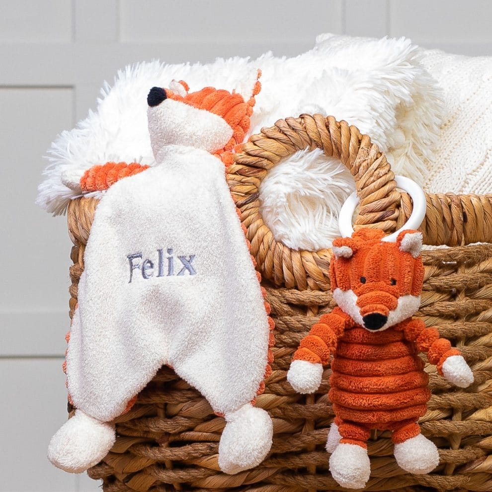 Personalised Jellycat bashful fox cub soft toy That's mine