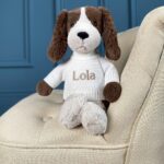 Personalised Jellycat Bashful Fudge Puppy soft toy Birthday Gifts 4