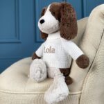 Personalised Jellycat Bashful Fudge Puppy soft toy Birthday Gifts 3