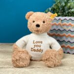 Father’s Day ‘Love You Daddy’ Steiff Jimmy teddy bear medium soft toy Father's Day Gifts 3