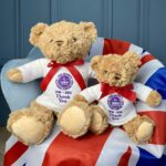 Queen Elizabeth II remembrance large teddy bear – limited edition Personalised Soft Toys 5