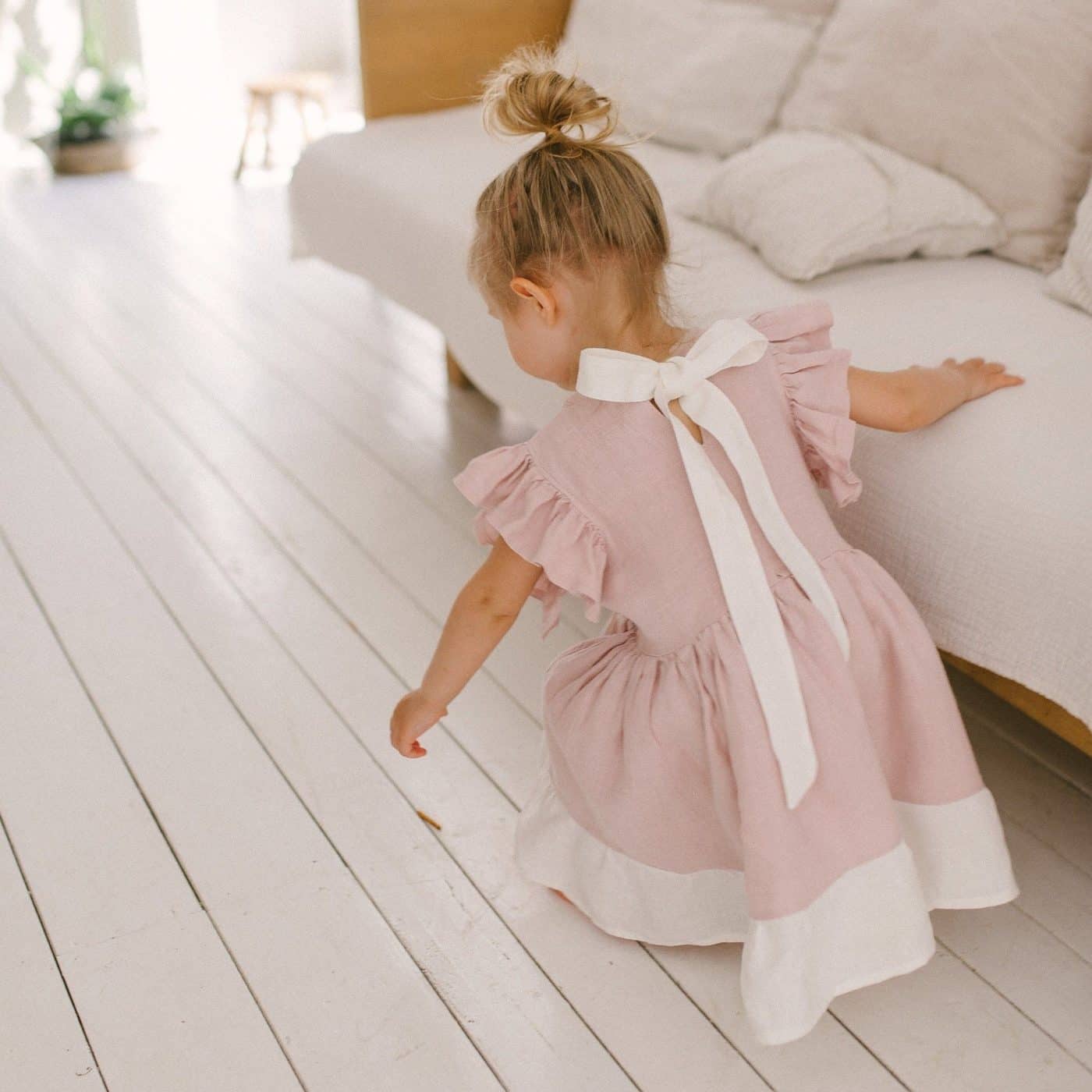 child in summer dress