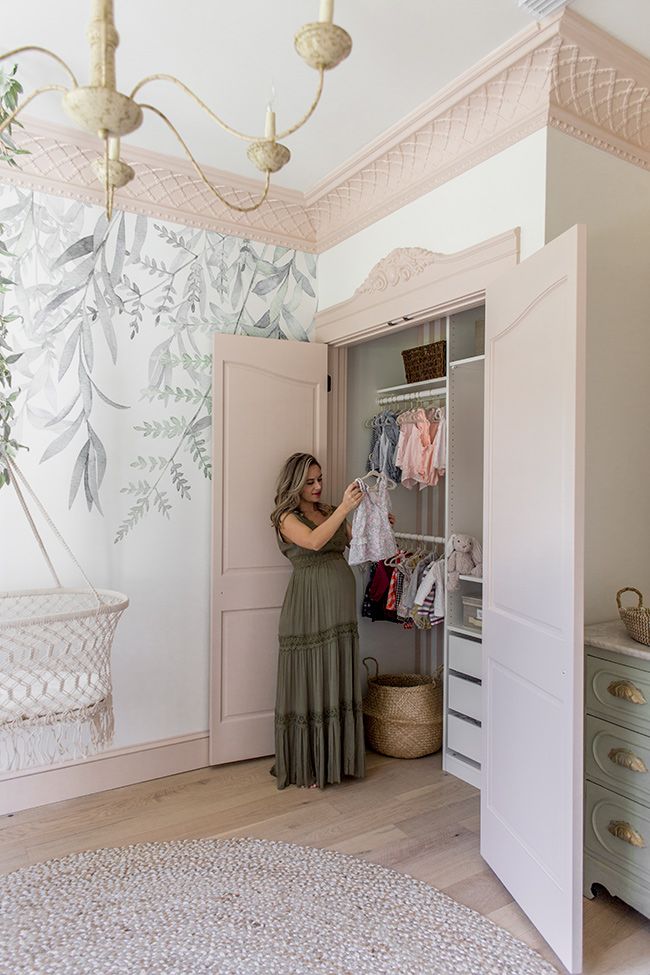 woman in baby room 