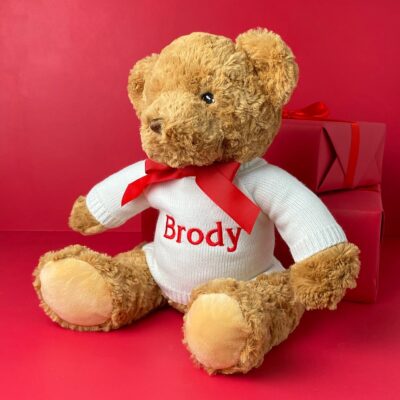 Personalised keeleco recycled large teddy bear soft toy Personalised Soft Toys 2