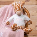 Personalised Jellycat bashful giraffe soft toy Jellycat 5