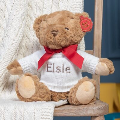 Personalised keeleco recycled medium teddy bear soft toy Baby Shower Gifts