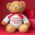 Personalised ‘My First Christmas’ keeleco recycled large teddy bear soft toy Christmas Gifts 3