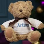 Personalised Keel sherwood medium teddy bear soft toy Baby Shower Gifts 4