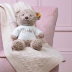 That’s mine personalised cable knit cashmere baby blanket Baby Cashmere 6