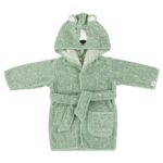 Personalised Trixie Polar Bear bathrobe Bath Time 3