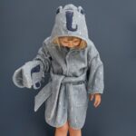 Personalised Trixie Elephant bathrobe Bath Time 5