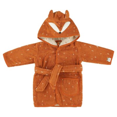 Personalised Trixie Fox bathrobe Bath Time