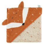 Personalised Trixie Fox hooded baby towel Birthday Gifts 3