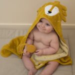 Personalised Trixie Baby Lion hooded baby towel Bath Time 5