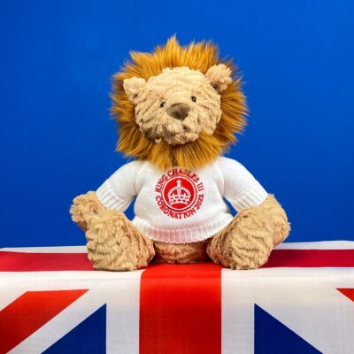 King Charles III Coronation 2023 collectable Jellycat fuddlewuddle lion Personalised Soft Toys 2